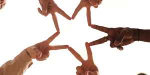 GimmeCredit Peace Fingers