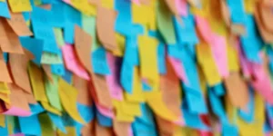 OfficeChaos bunch of sticky notes